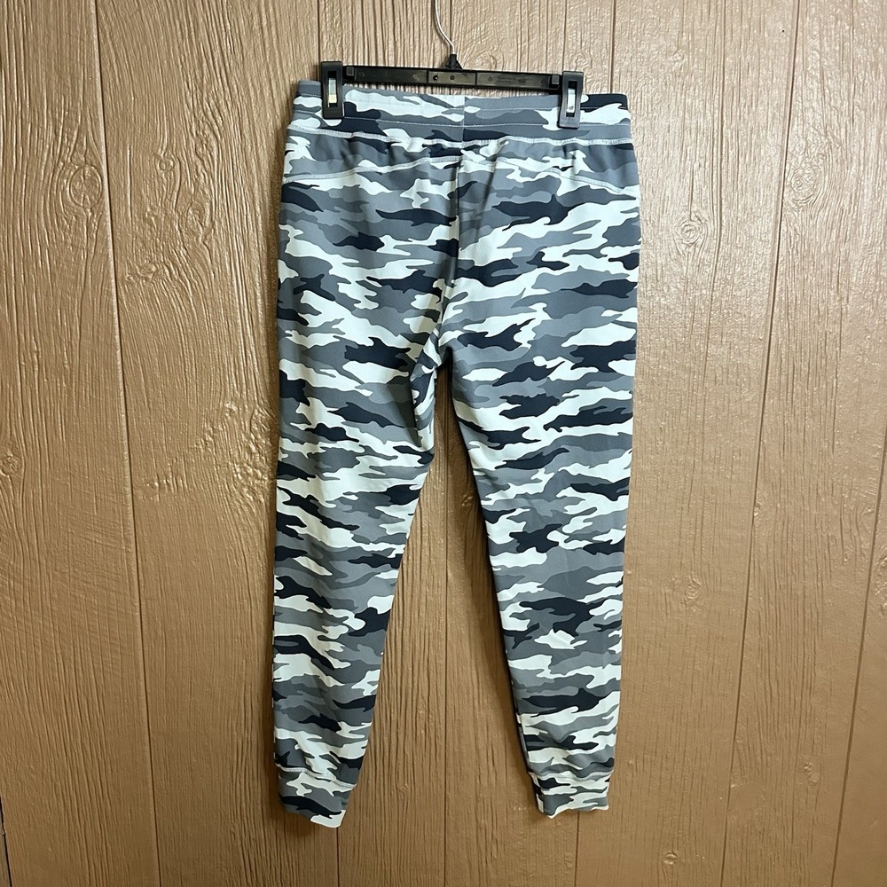 Zyia Active Unwind Joggers Womens Size M Gray Camo Drawstring Stretch Athletic - Picture 5 of 6